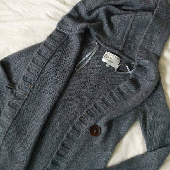 Urban Behavior Long Cardigan Grey - Picture 2 of 9